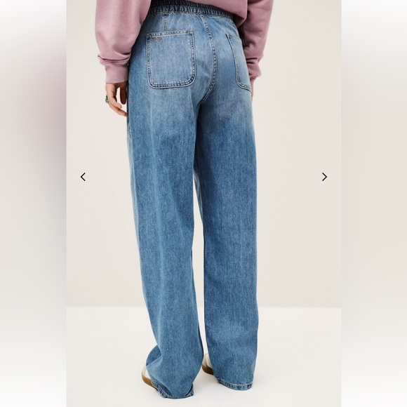 ba&sh Blue Women Jeans - Jeans Mima - Lady Jeans - UK Size 40 - US L / US 30 - Picture 5 of 11